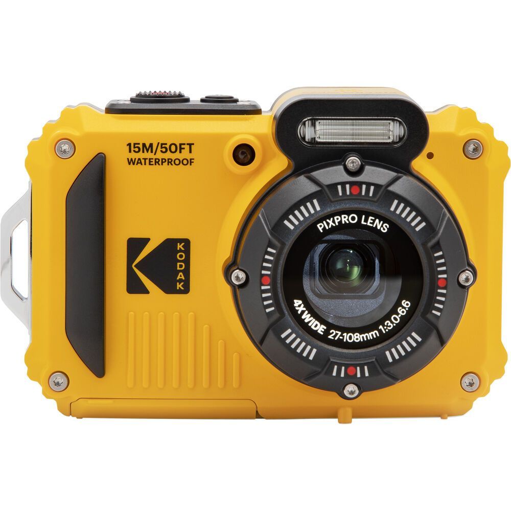 Kodak Pixpro WPZ2 Yellow Waterproof + 2db akku 16GB microSD Card