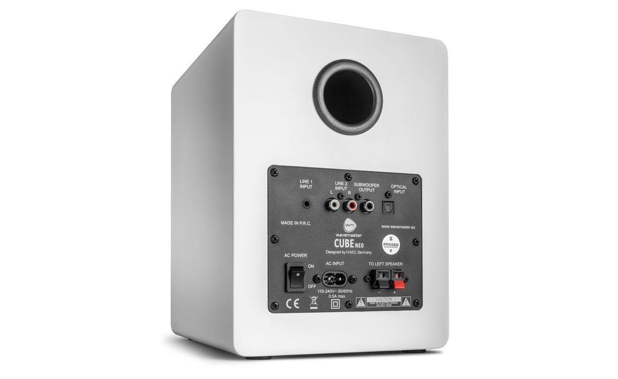 wavemaster Cube Neo Bluetooth Speaker System White