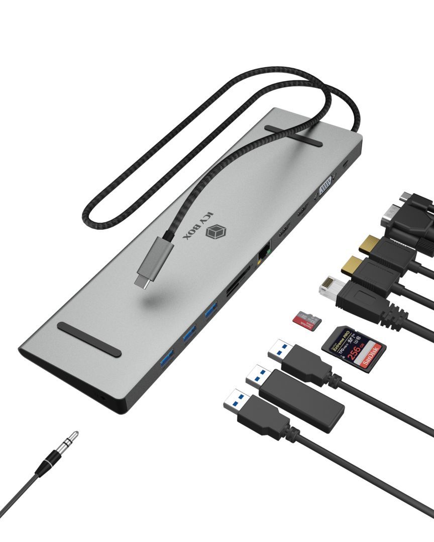 Raidsonic IB-DK2106A-CPD 11-in-1 USB Type-C