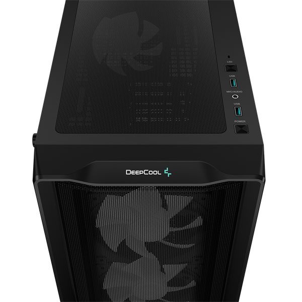 DeepCool CC560 MESH V2 Tempered Glass Black