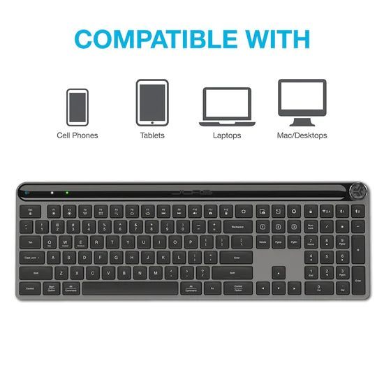 JLab Epic Wireless Bluetooth Keyboard Black US