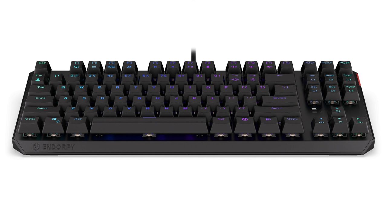 Endorfy Thock TKL Brown Switch Mechanical Keyboard Black US