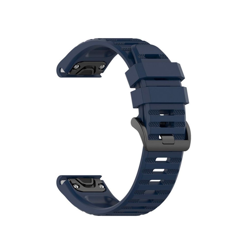 FIXED szilikon szíj Garmin QuickFit okosórához, 22mm, kék