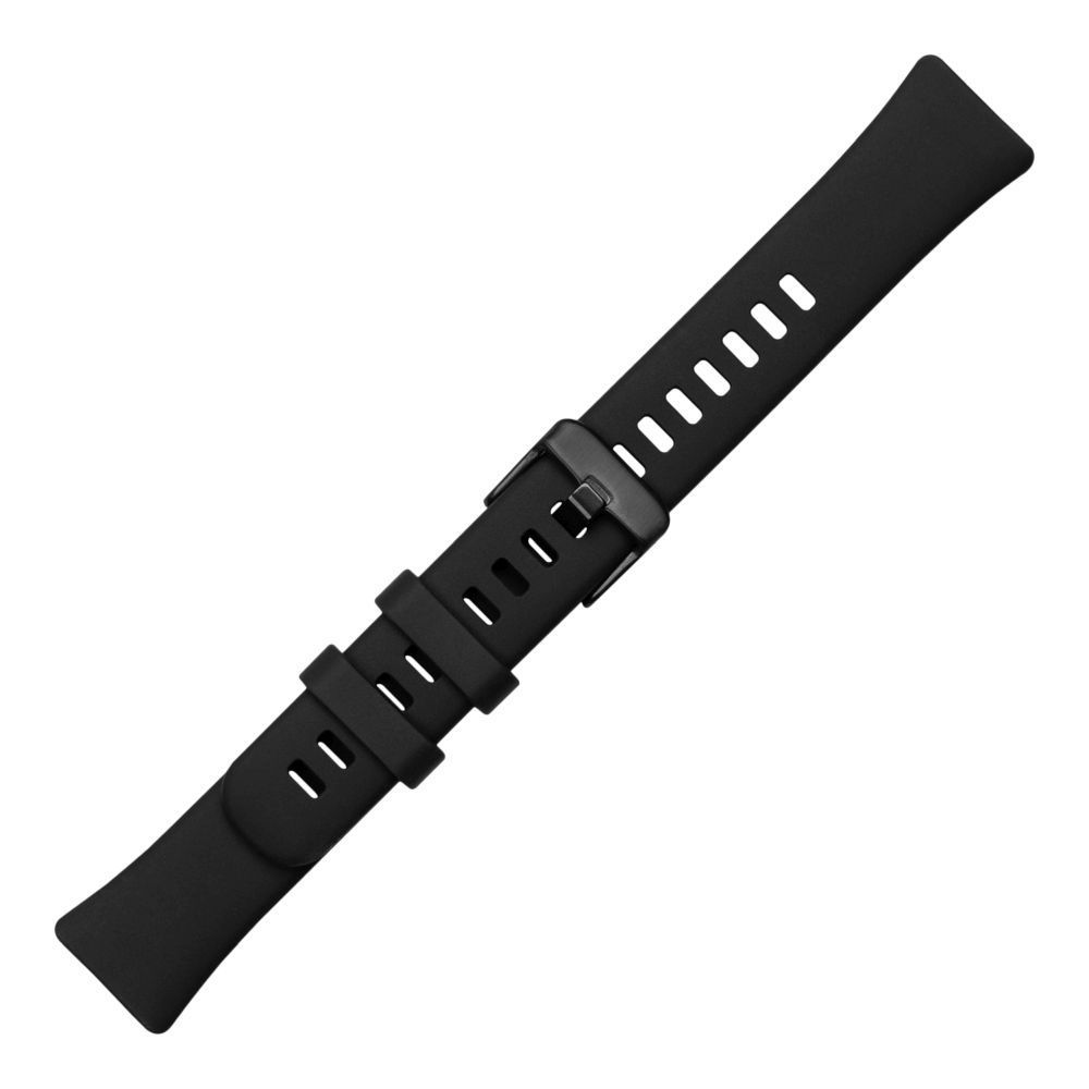 FIXED szilikon szíj Huawei Band 8 okosórához, fekete