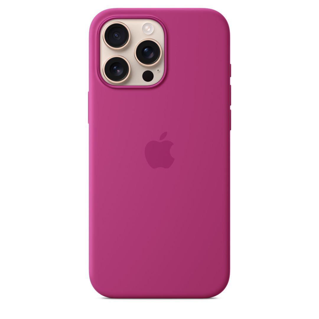 Apple iPhone 16 Pro Max Silicone Case with MagSafe Fuchsia (Seasonal)