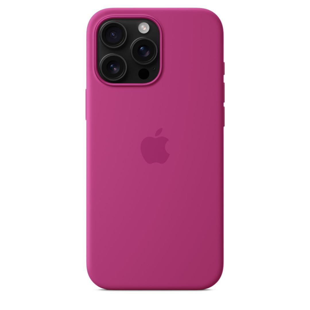 Apple iPhone 16 Pro Max Silicone Case with MagSafe Fuchsia (Seasonal)