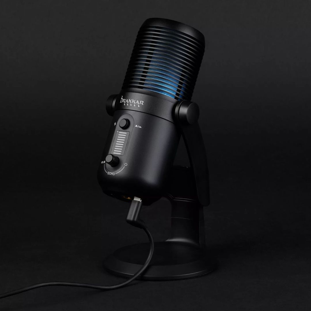 KONIX Dakkar Fury Pro Streaming Microphone Black