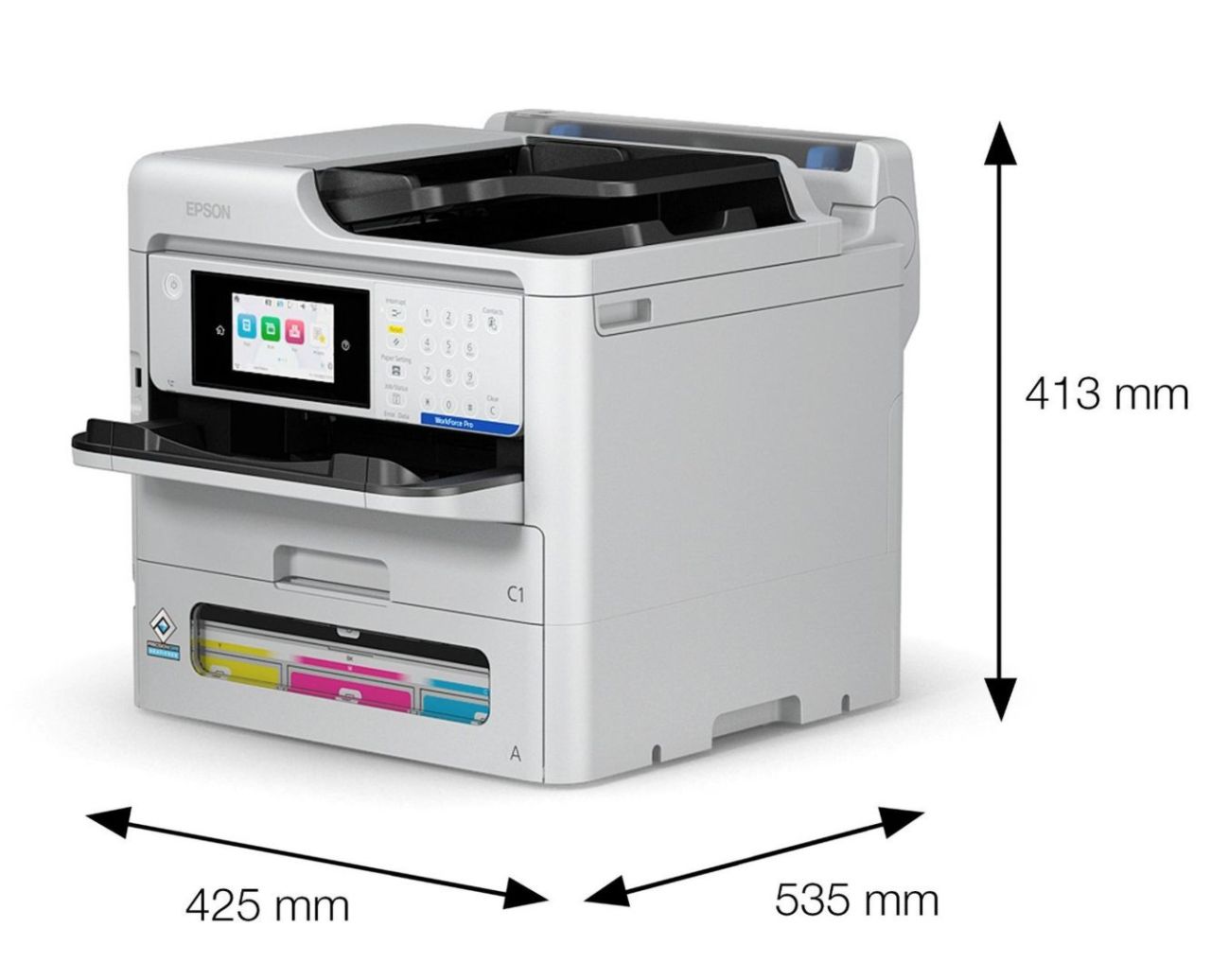 Epson WorkForce Pro EM-C800RDWF Wireless Tintasugaras Nyomtató/Másoló/Scanner/Fax