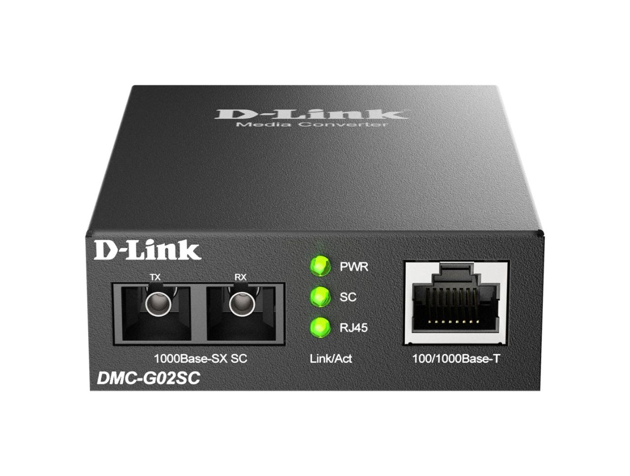 D-Link DMC-G02SC 100/1000Base-T to 1000Base-SX SC Multi-Mode Media Converter