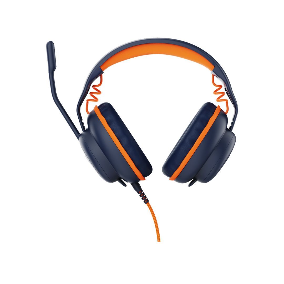 V7 HU590E V7 Safe Sound 2 Over-Ear Education Headset Dark Blue/Orange