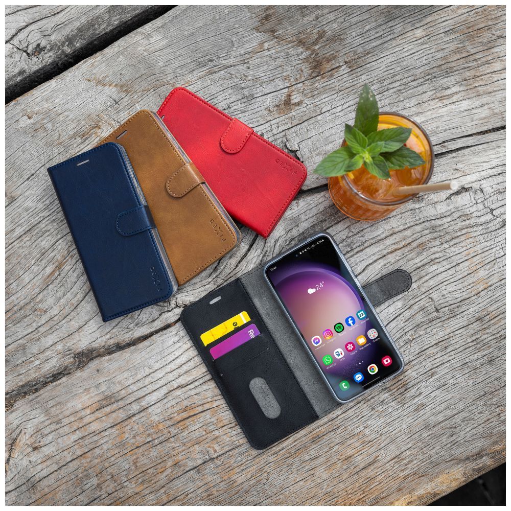 FIXED oldalra nyíló telefontok Honor 200 Smart/Play 60 Plus, fekete