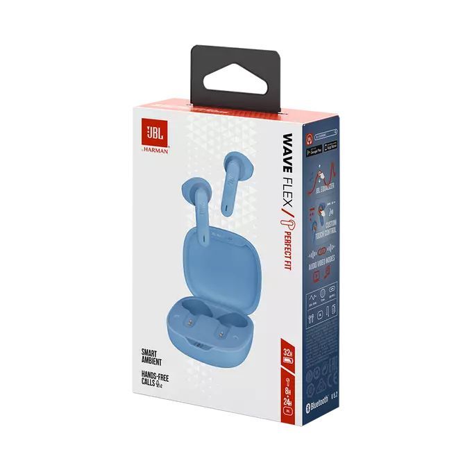 JBL Wave Flex TWS Bluetooth Headset Blue