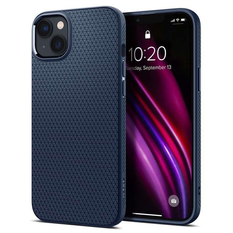 Spigen Liquid Air, navy blue - iPhone 14