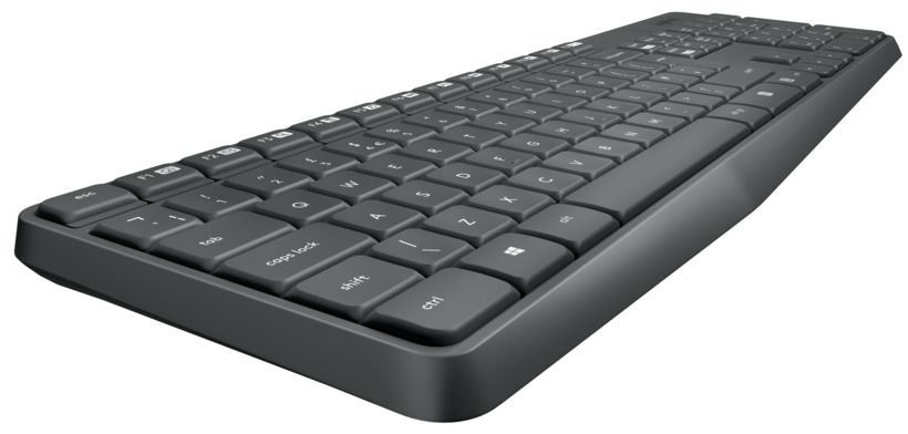 Logitech MK235 Wireless Combo billentyűzet + egér Black DE