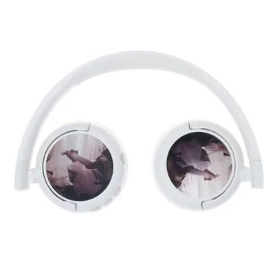 BuddyPhones POP Fun Bluetooth Headset for Kids White Popfun