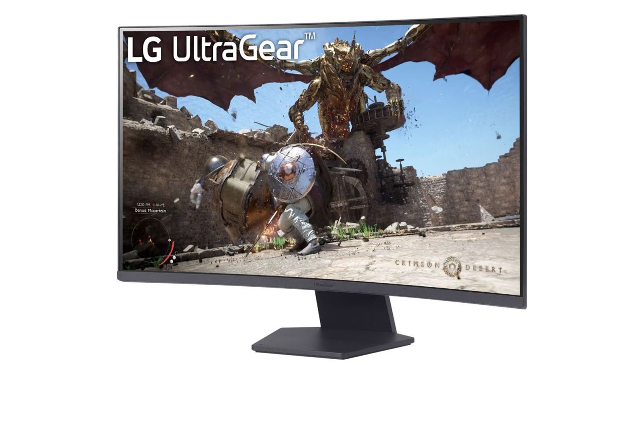 LG 31,5" 32GS60QC-B LED Curved