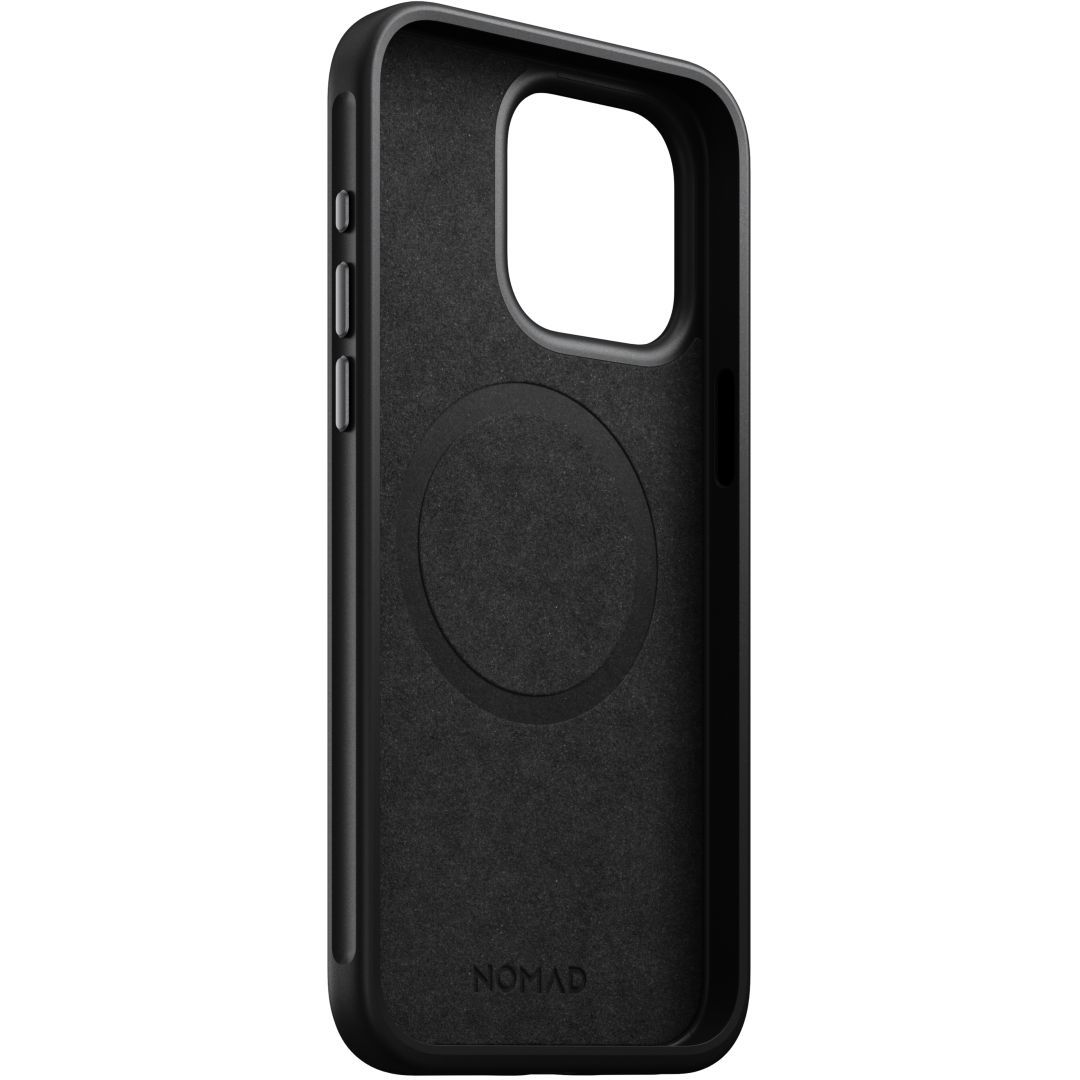 Nomad iPhone 15 Pro Max Modern Leather Case Black