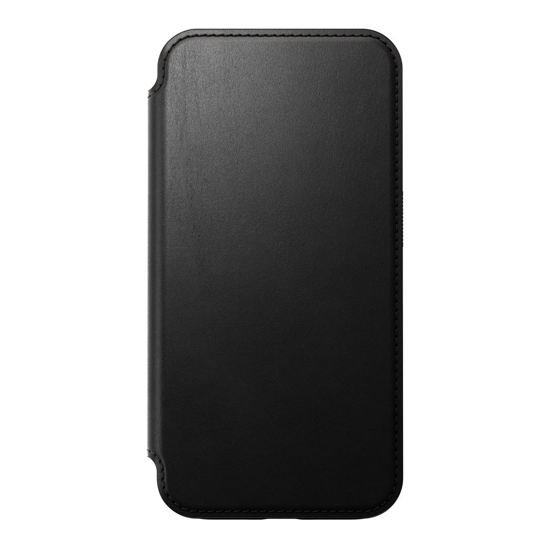 Nomad iPhone 15 Pro Modern Leather Folio Black