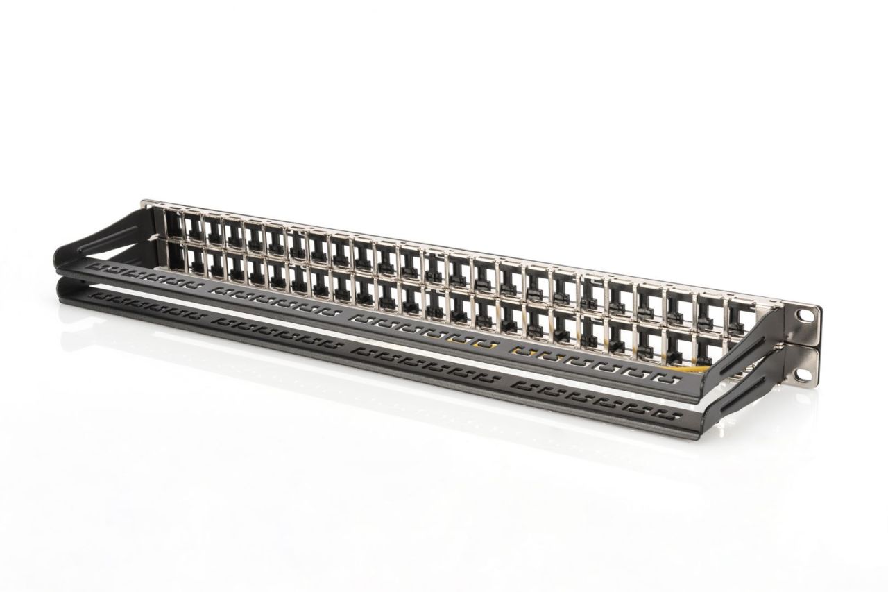 Digitus 48-port Patch Panel 1U Black