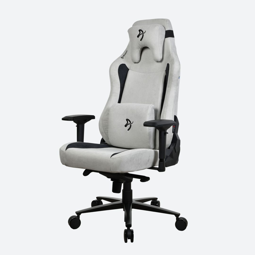 Arozzi Vernazza XL Super Soft Gaming Chair Light Grey