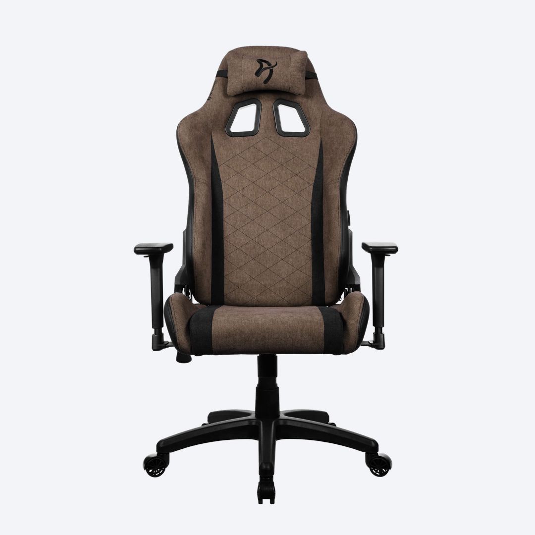 Arozzi Avanti Soft Fabric Gaming Chair Brown