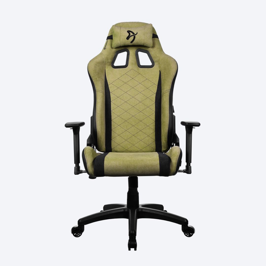 Arozzi Avanti Soft Fabric Gaming Chair Moss Green