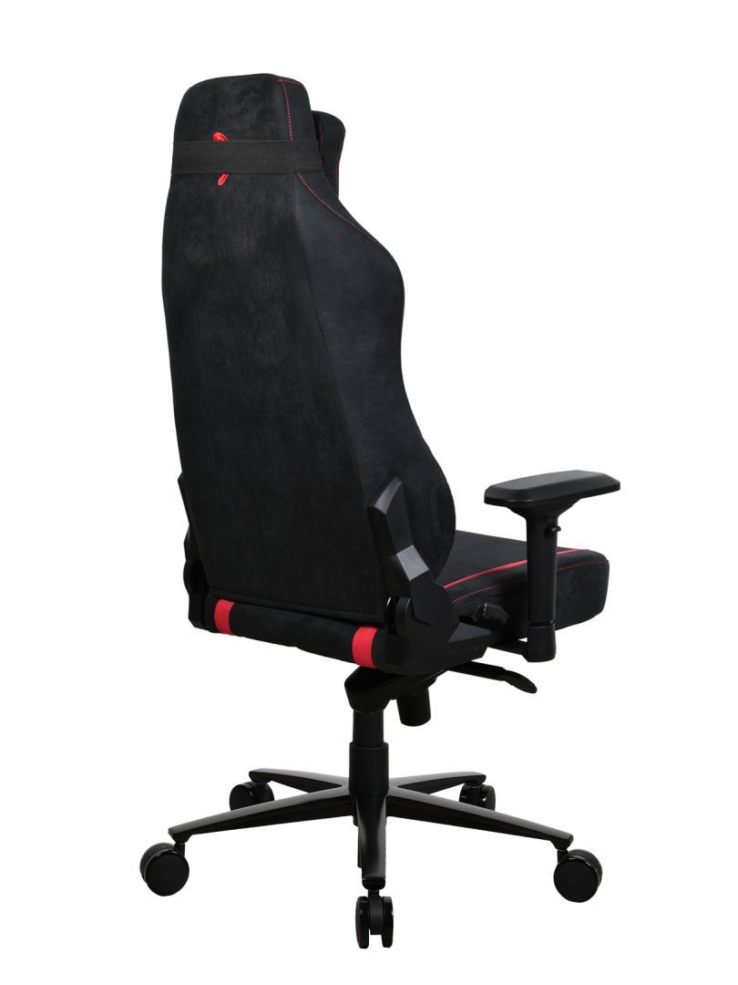 Arozzi Vernazza Supersoft Fabric Gaming Chair Black/Red