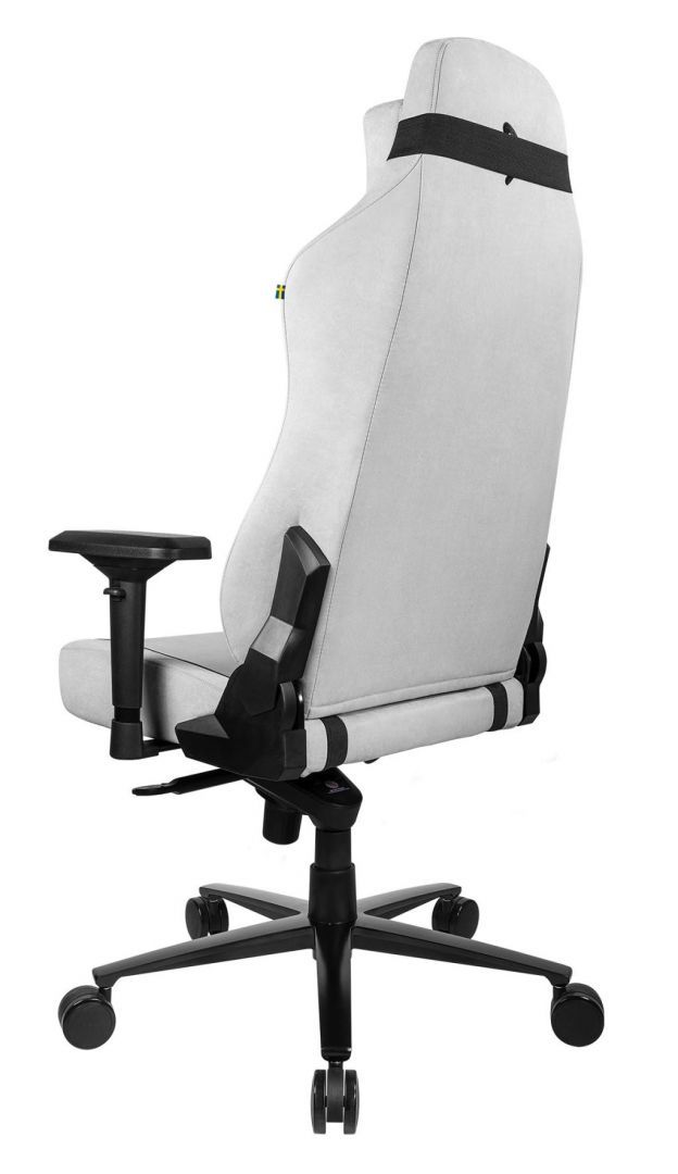 Arozzi Vernazza Supersoft Fabric Gaming Chair Light Grey