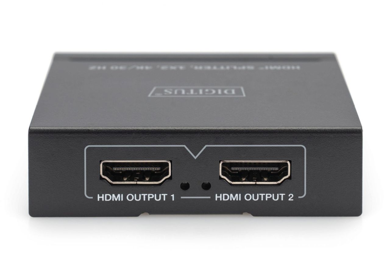 Digitus DS-45340 HDMI Splitter 1x2, 4K/30Hz Black