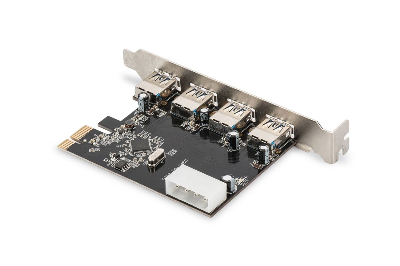 Digitus USB 3.0, 4 Port, PCI Express Add-On card