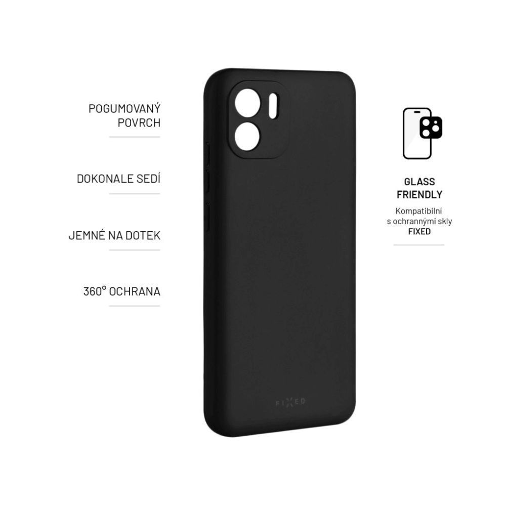 FIXED Story tok Xiaomi Redmi A1/A1S/A1+/A2/A2+ készülékhez, fekete