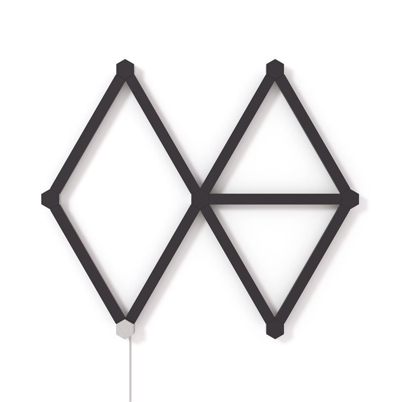 Nanoleaf Lines Skin, matte black 9pcs