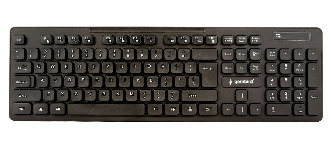 Gembird KBS-WCH-03 Wireless Keyborad Combo Black US