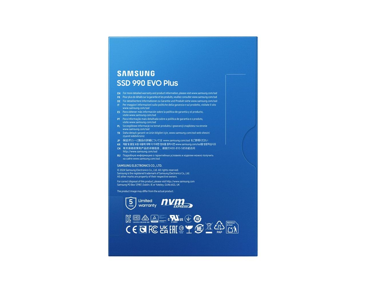 Samsung 2TB M.2 2280 NVMe 990 EVO Plus