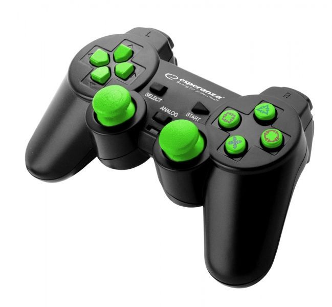 Esperanza EGG107G Trooper USB Gamepad Black/Green