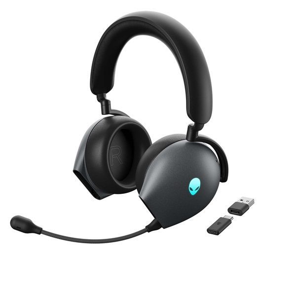 Dell AW920H Alienware Tri-Mode Wireless Bluetooth Gaming Headset Black