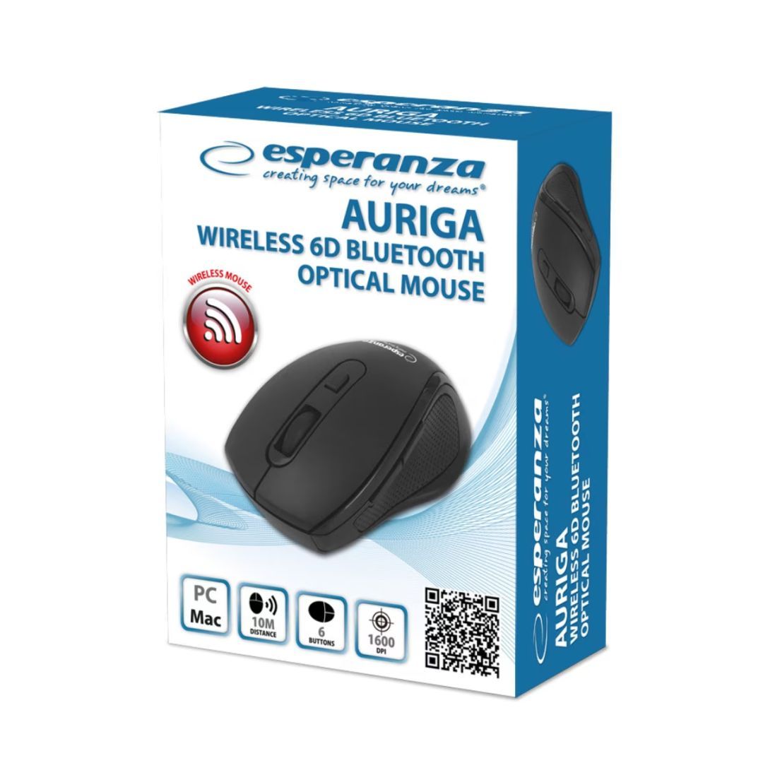 Esperanza Auriga Wireless 6D Optical Mouse Black