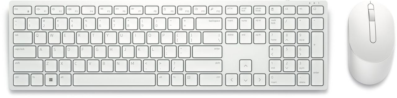 Dell KM5221W Pro Wireless Keyboard and Mouse White HU