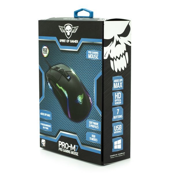 Spirit Of Gamer Pro-M7 Gaming mouse Black