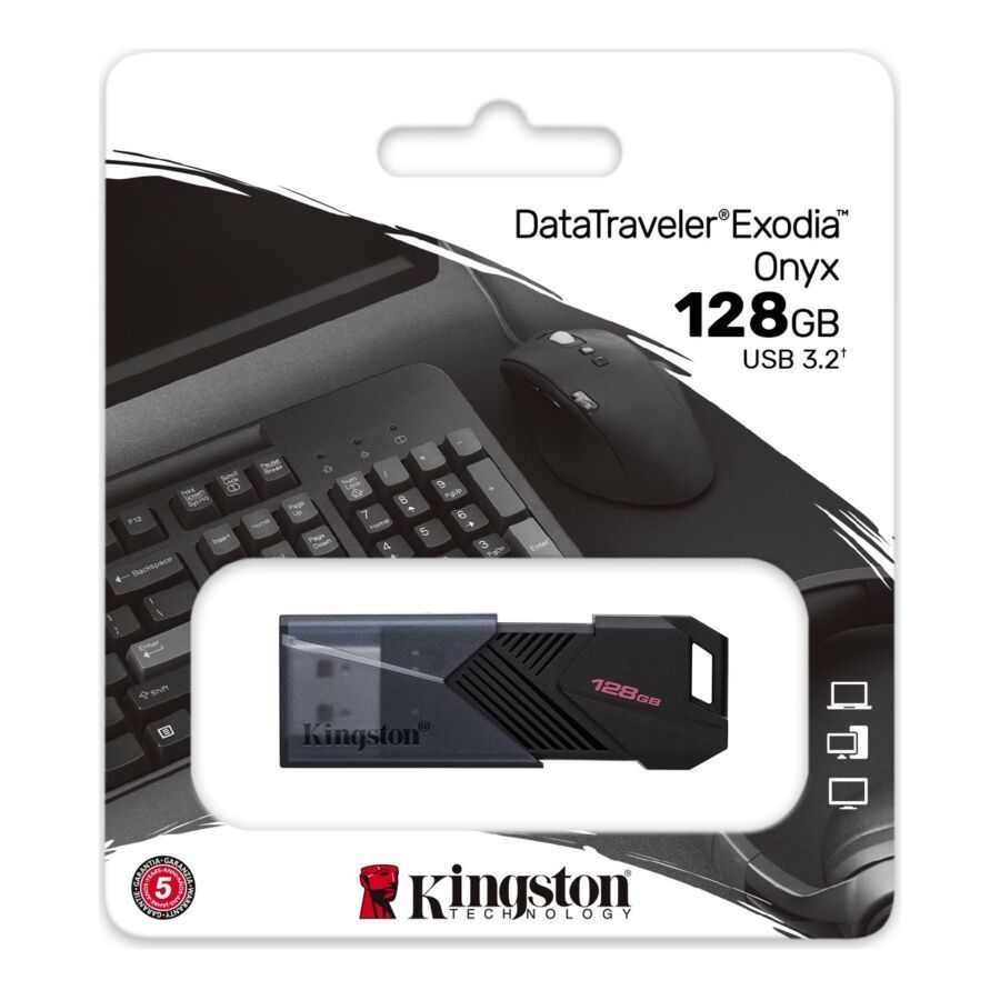 Kingston 128GB DataTraveler Exodia Onyx USB3.2 Black