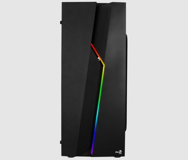 Aerocool Aerocool Bolt RGB ATX Fekete Akril üveg