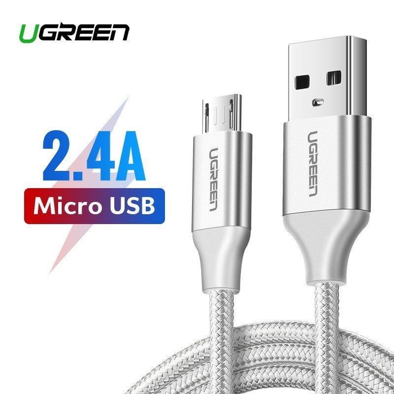 UGREEN USB- Micro USB Cabel 2m White