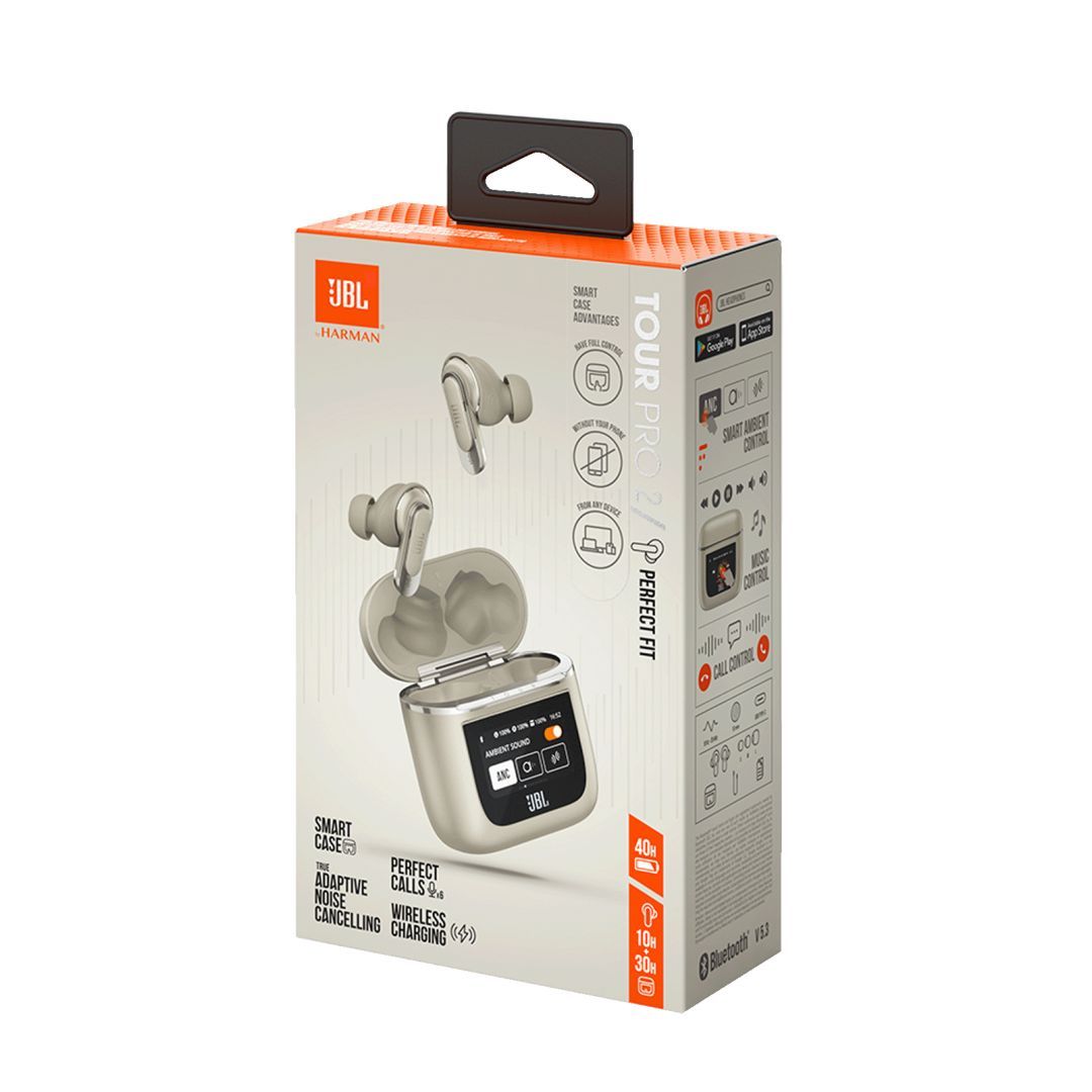 JBL Tour Pro2 Bluetooth Headset Champagner