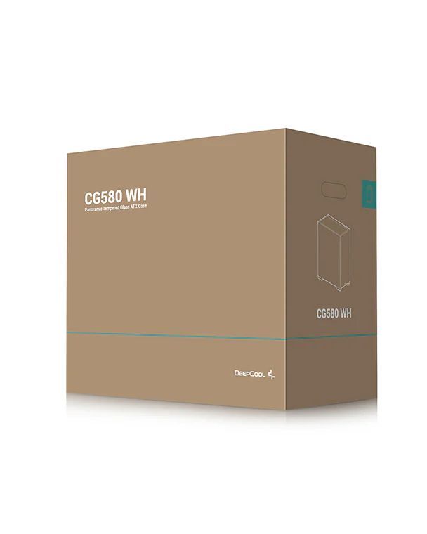 DeepCool CG580 WH Tempered Glass White