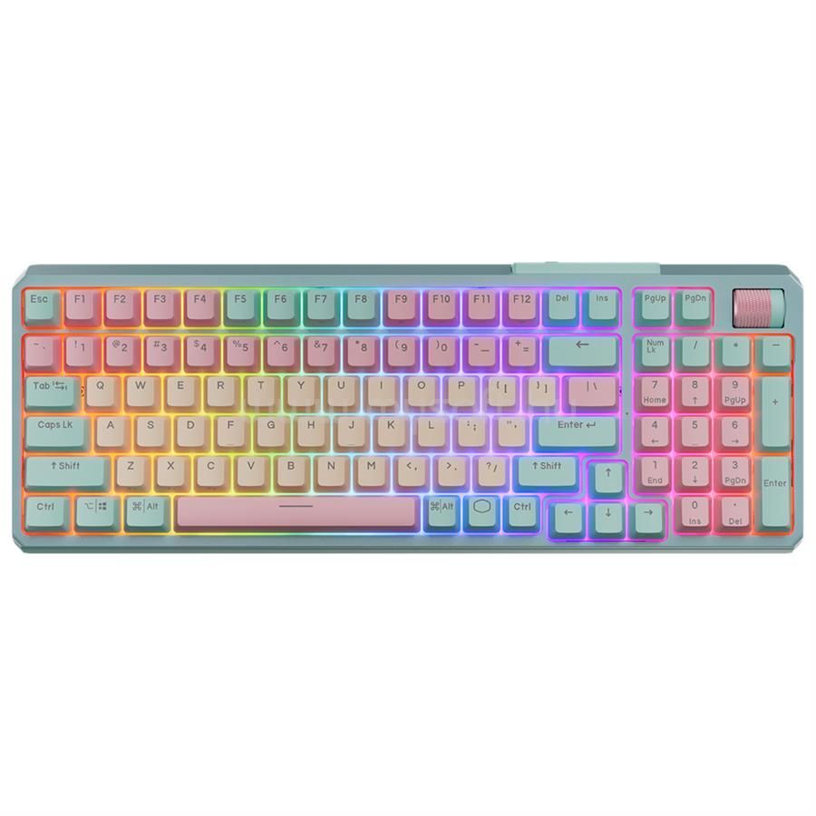 Cooler Master MK770 V2 Mechanical Wireless Bluetooth Keyboard Macaron US