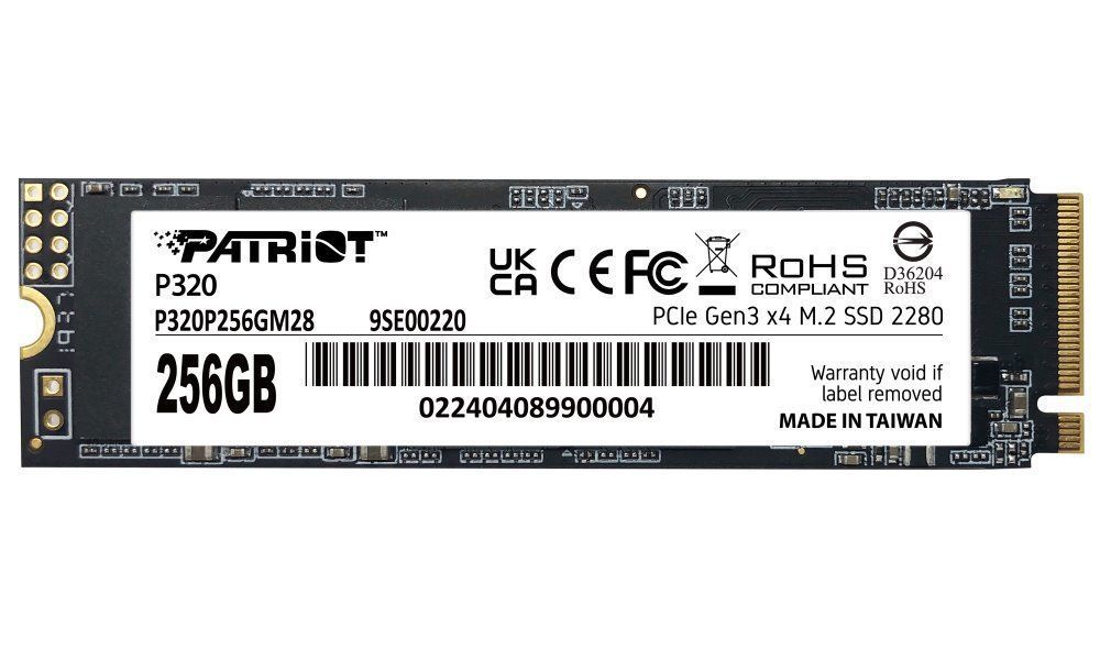 Patriot 256GB M.2 2280 NVMe P320