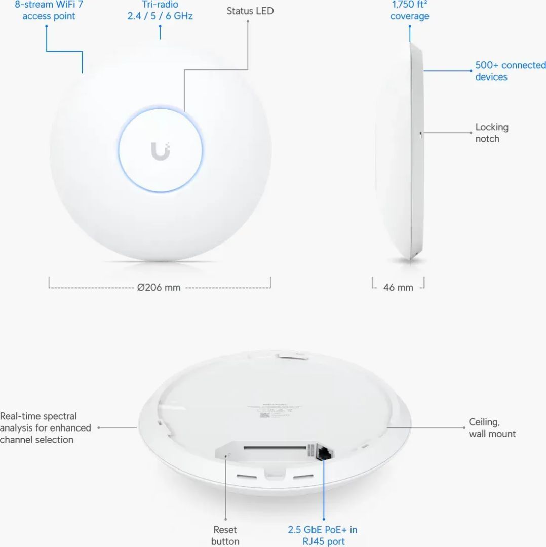 Ubiquiti UniFi U7 Pro Max Acess Point