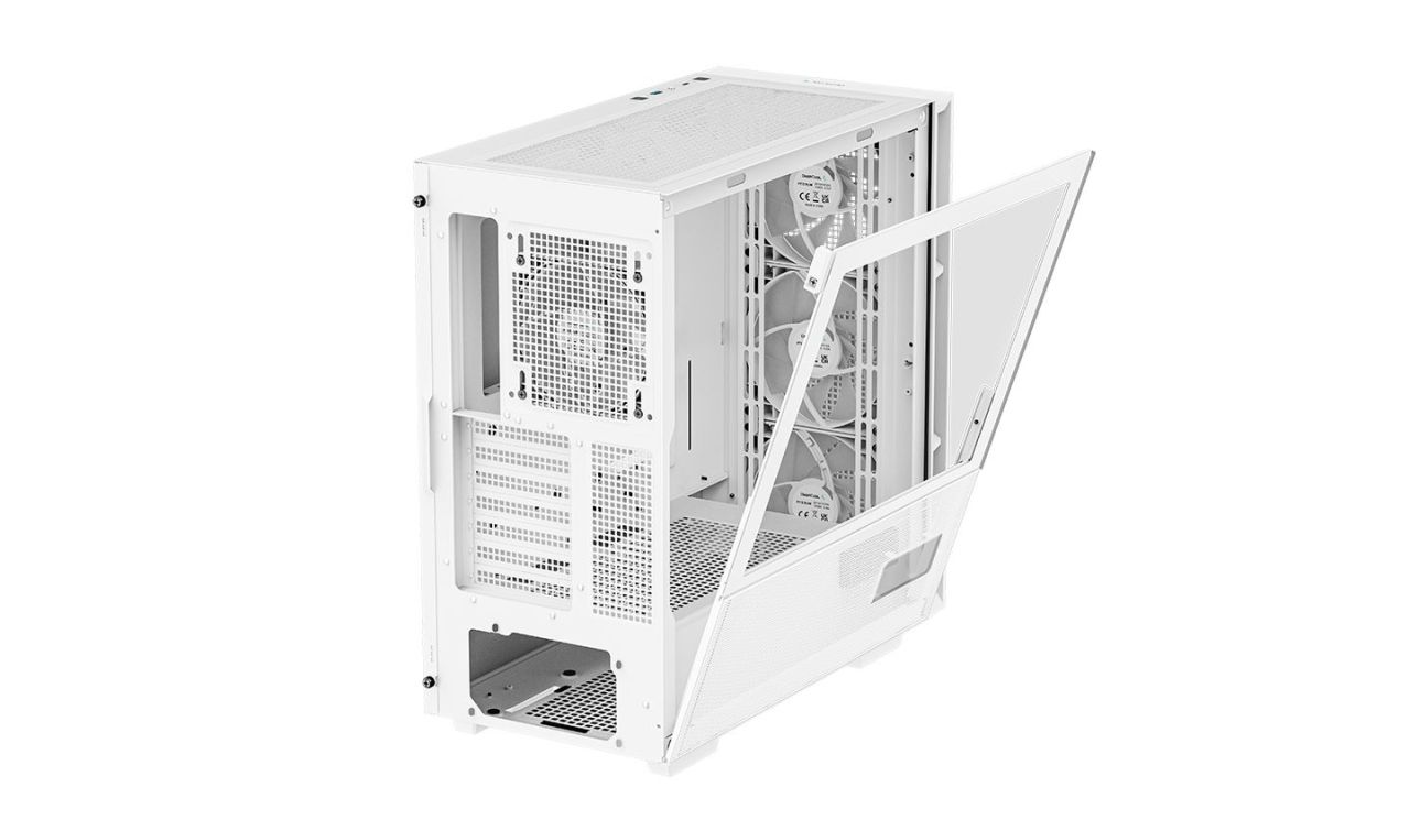 DeepCool CH560 DIGITAL WH Tempered Glass White