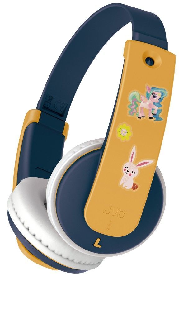 JVC HA-KD10W-Y Bluetooth Headset for Kids Yellow/Blue