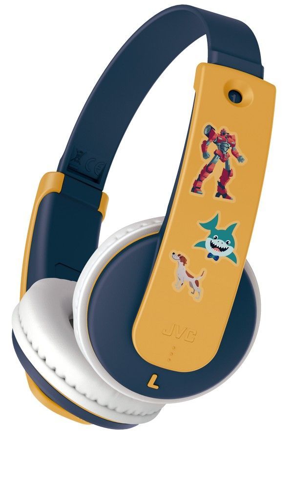 JVC HA-KD10W-Y Bluetooth Headset for Kids Yellow/Blue